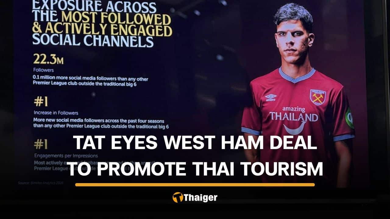 TAT explores West Ham partnership for next tourism push | Thaiger