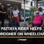 Pattaya taxi rider praised after helping disabled foreigner on blocked footpath | Thaiger