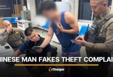 Chinese allegedly fakes theft complaint for insurance claim | Thaiger