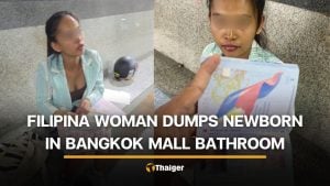 Filipina woman caught dumping newborn in Bangkok mall bathroom | Thaiger