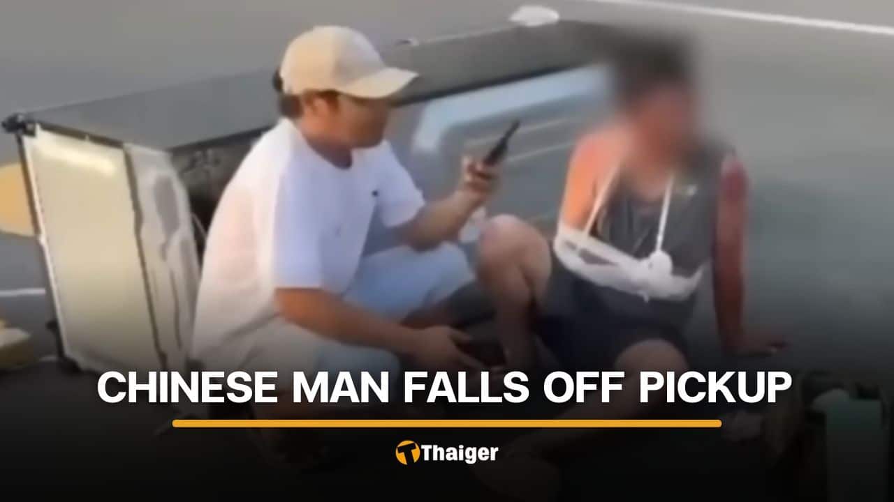 Chinese man injured after falling from pickup transporting fridge in Rayong | Thaiger