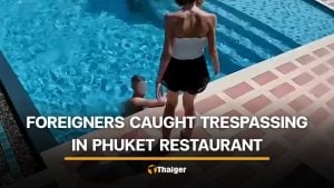 Foreign couple breaks into Phuket restaurant to swim and smoke cannabis | Thaiger