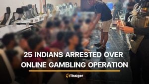 25 Indians arrested for turning Pattaya villa into online gambling base | Thaiger