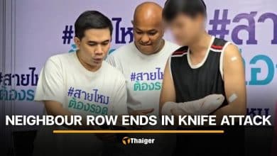 Thai woman nearly loses finger after knife attack by neighbour | Thaiger