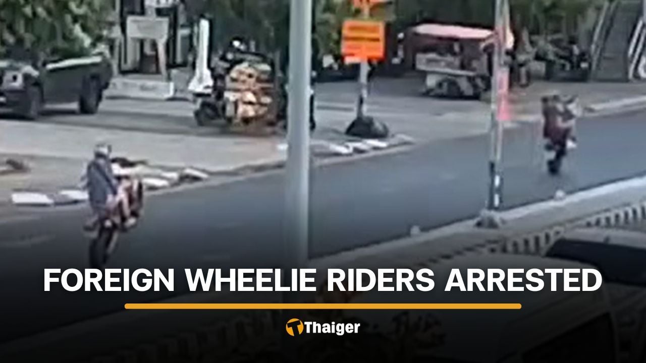 British and Irish riders arrested in Phuket after viral wheelie video | Thaiger