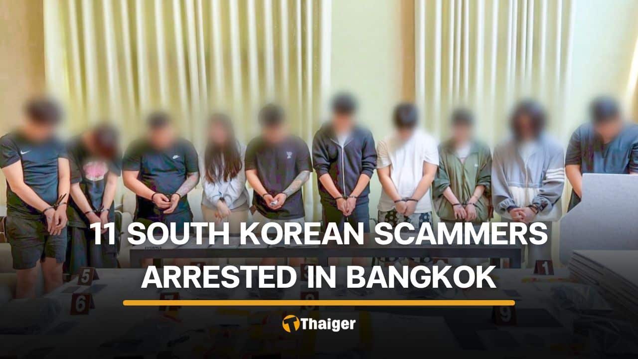 11 South Korean call centre scammers arrested in Bangkok | Thaiger