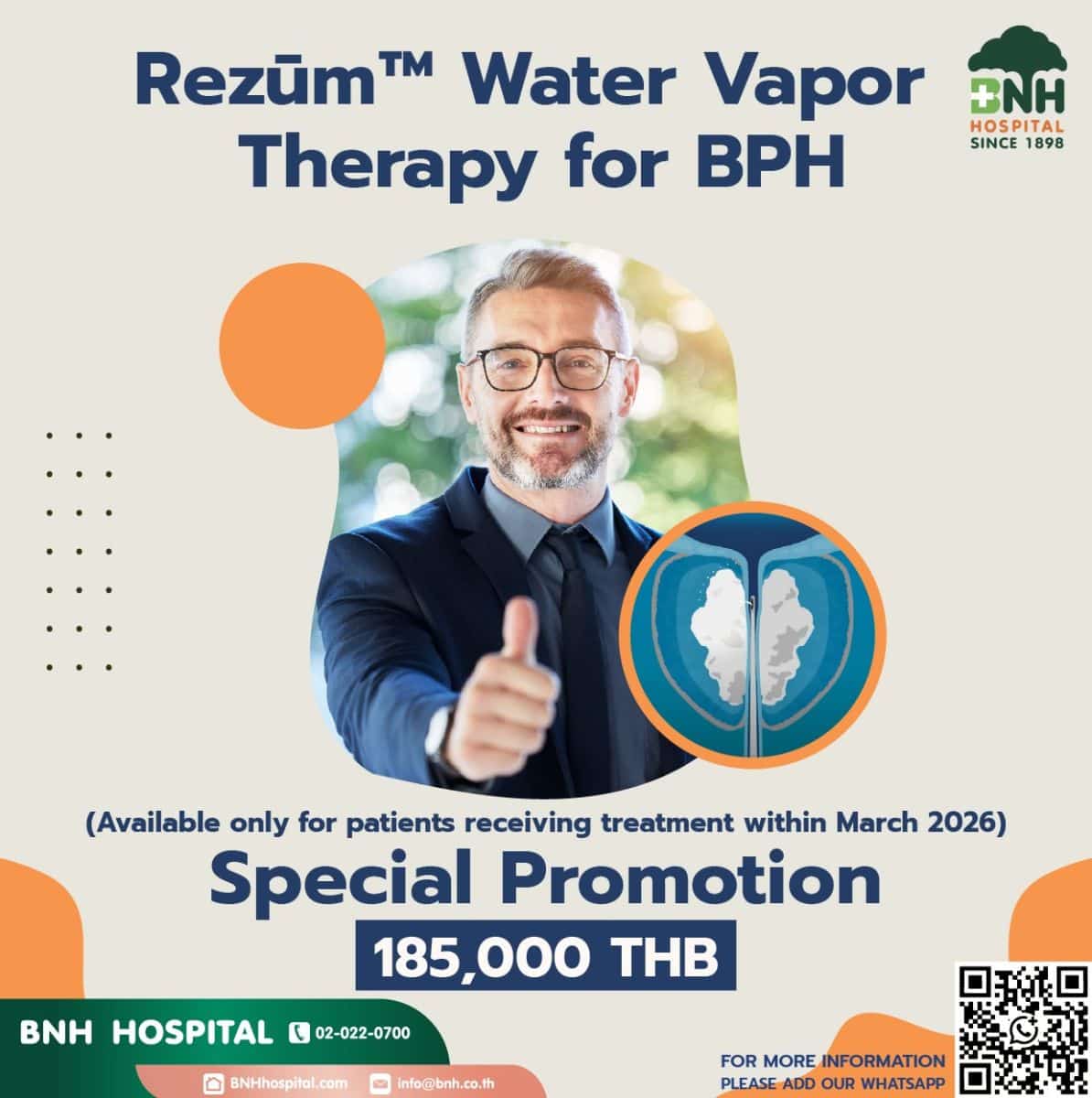 Why men with enlarged prostate are turning to Rezum at BNH Hospital: Your questions answered | News by Thaiger