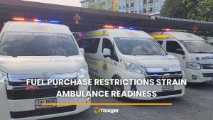 Rescue leader urges petrol stations to ease limits for ambulances | Thaiger
