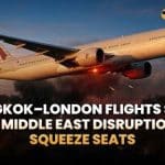 Thailand News | Bangkok–London flights spike as Middle East disruptions squeeze seats, Chickenpox cluster triggers online classes at Thammasat Rangsit and a public-health probe | Thaiger