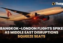 Thailand News | Bangkok–London flights spike as Middle East disruptions squeeze seats, Chickenpox cluster triggers online classes at Thammasat Rangsit and a public-health probe | Thaiger
