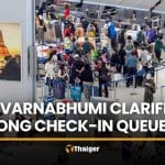 Long queues at Suvarnabhumi linked to check-in malfunction | Thaiger
