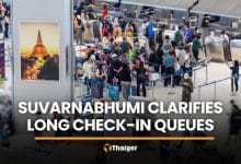 Long queues at Suvarnabhumi linked to check-in malfunction | Thaiger