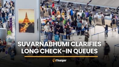 Long queues at Suvarnabhumi linked to check-in malfunction | Thaiger