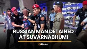 Russian man detained after jump attempt at Suvarnabhumi Airport | Thaiger