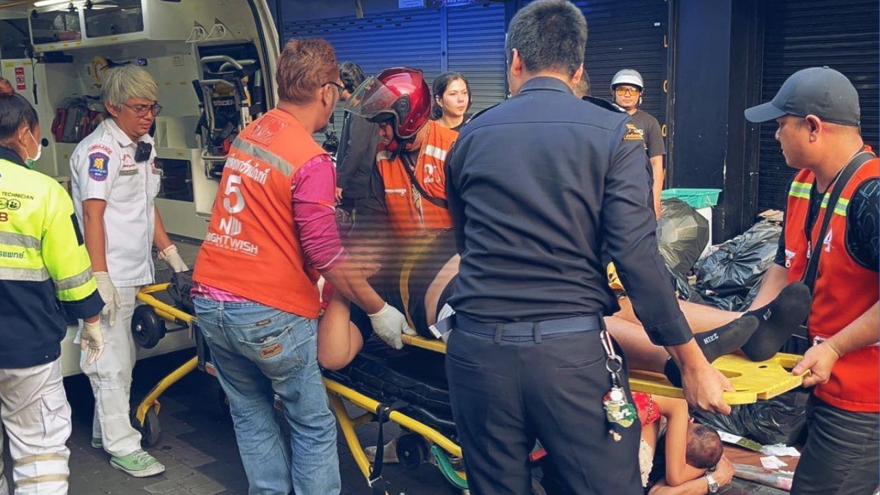 Two Brits injured after fight with muscular foreign man in Pattaya
