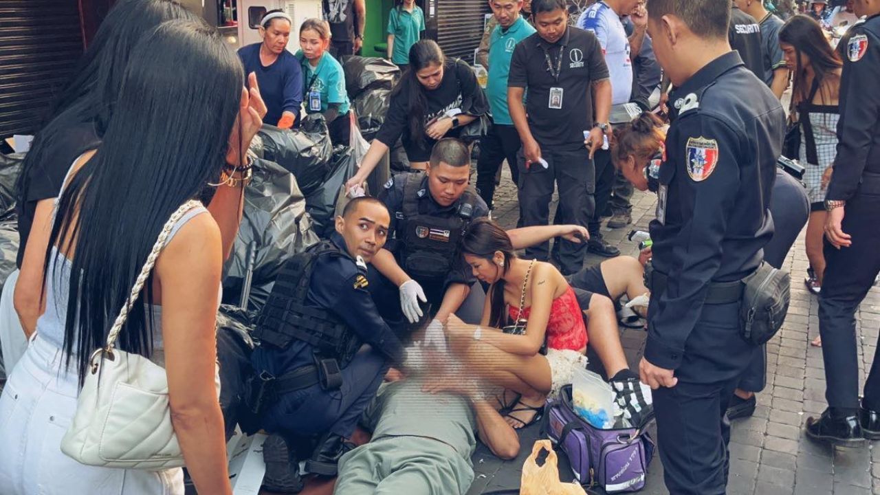 Two Brits injured after fight with muscular foreign man in Pattaya