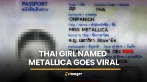 Thai girl named Metallica goes viral, passport poses no problems | Thaiger