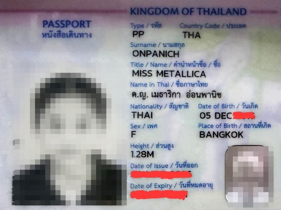 Thai girl named Metallica goes viral, passport poses no problems