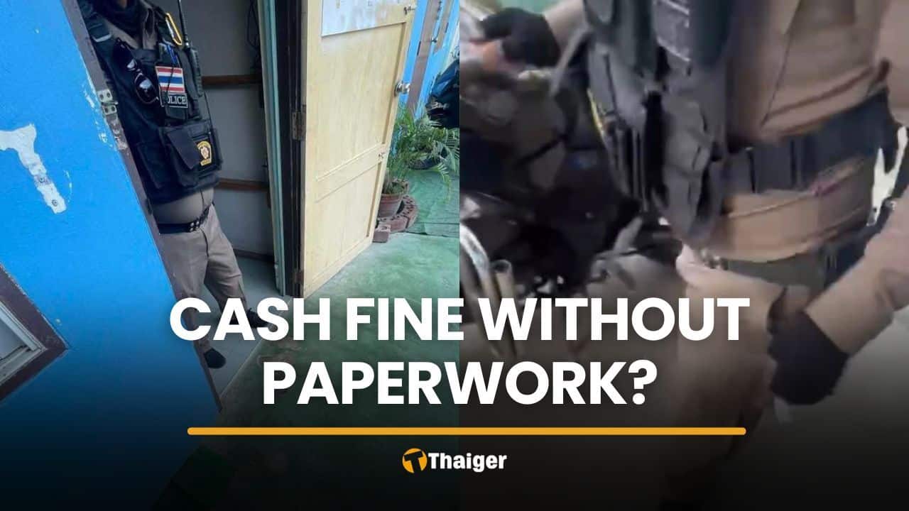 Video shows police-like man demanding cash fine without paperwork | Thaiger