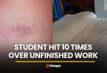 Chon Buri student left with wounds after homework punishment | Thaiger