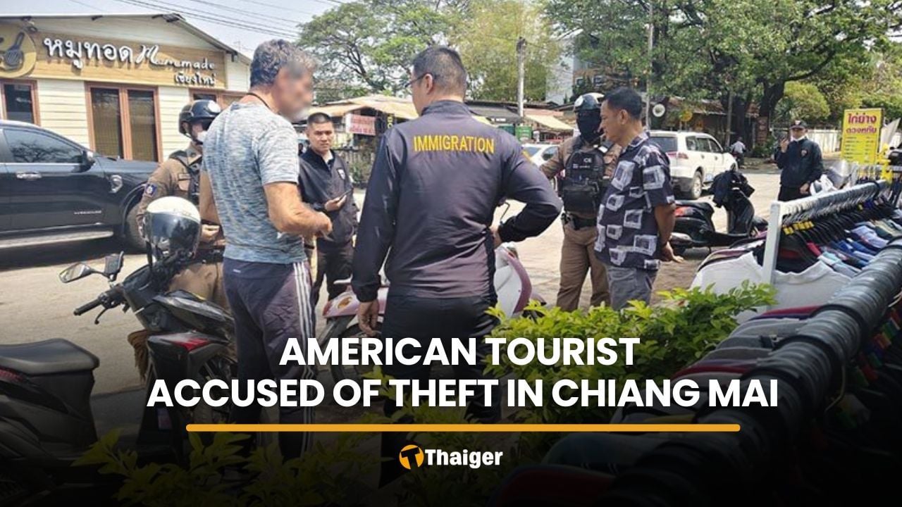 American tourist accused of theft at Chiang Mai shop, police called | Thaiger