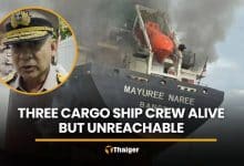 Navy confirms three Thai cargo ship crew alive but still unreachable | Thaiger