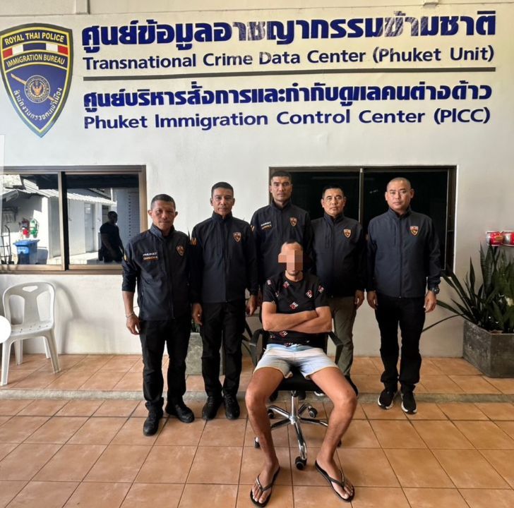French Interpol Red Notice suspect detained in Phuket