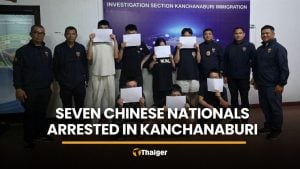 Seven Chinese nationals arrested in illegal entry transit case | Thaiger