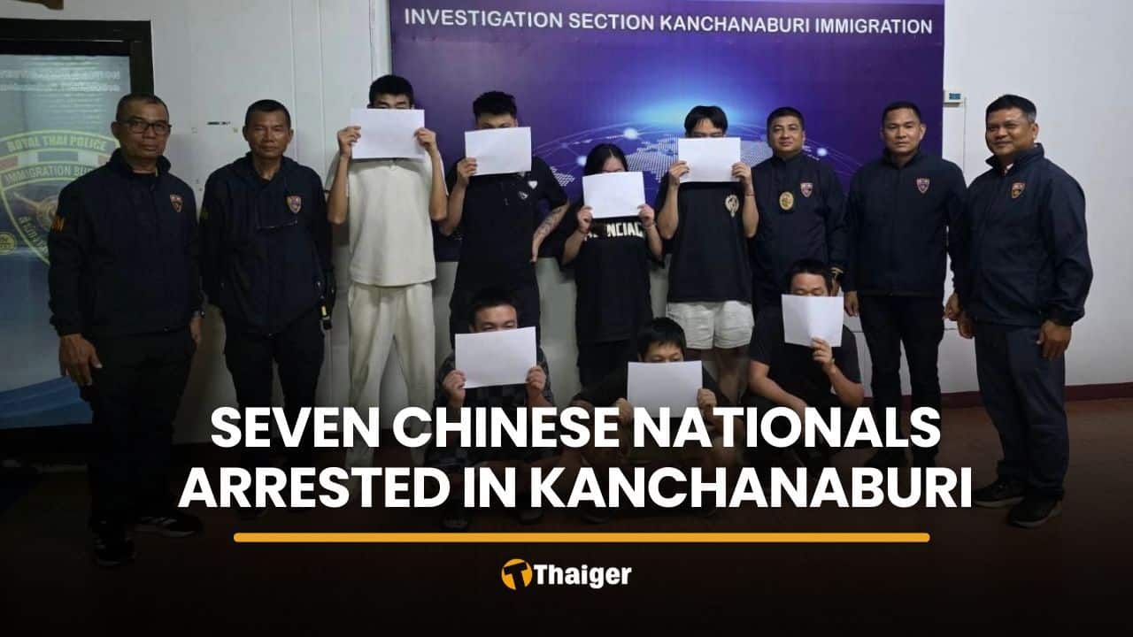 Seven Chinese nationals arrested in illegal entry transit case | Thaiger