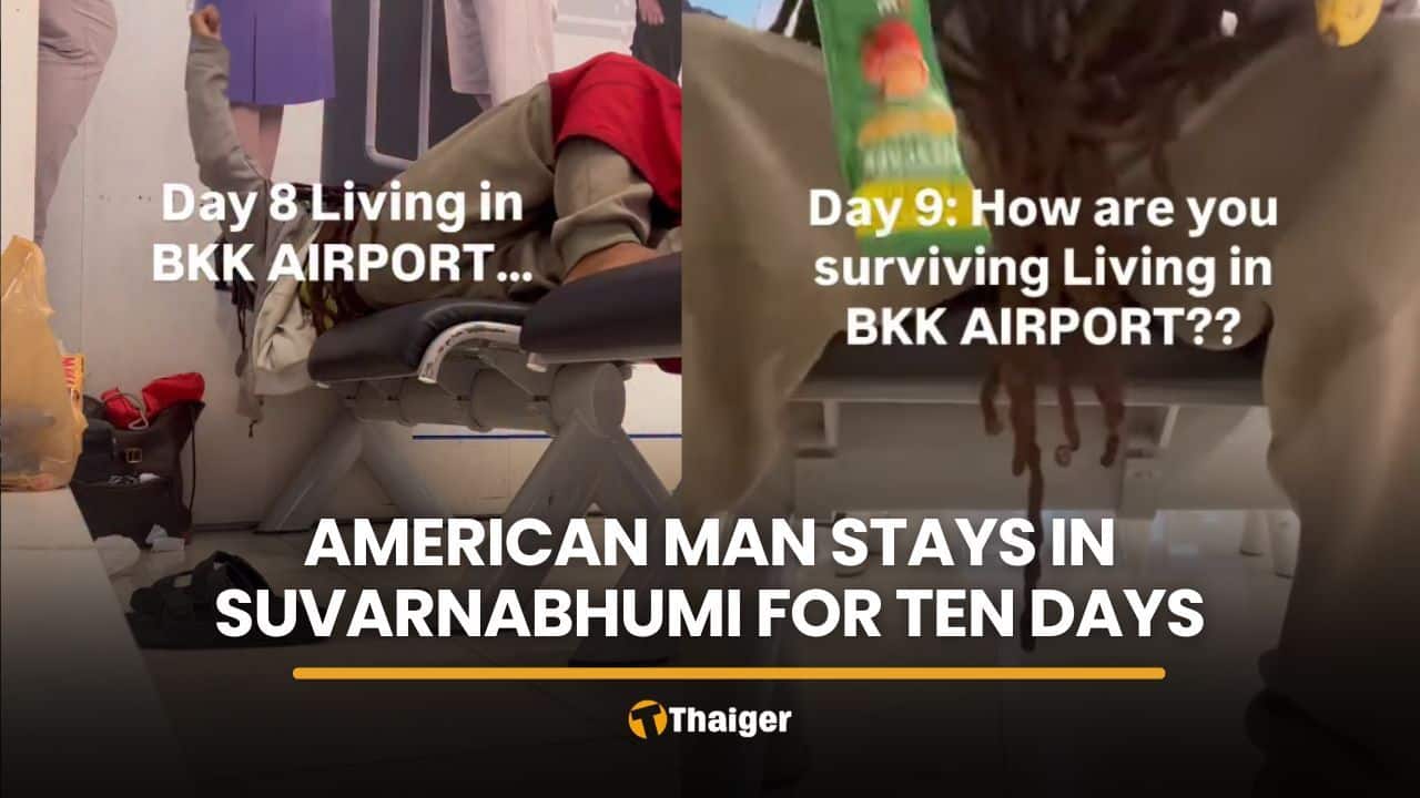 American stays inside Suvarnabhumi for ten days, cites airfare rise | Thaiger
