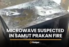 Unattended microwave suspected in Samut Prakan apartment fire | Thaiger