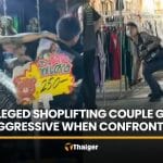 Clothes thieves become aggressive when confronted at market | Thaiger