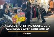 Suspected clothes thieves become aggressive when confronted | Thaiger