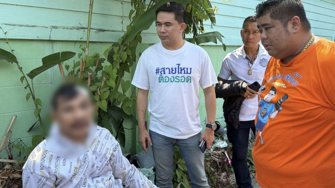 A man filed a complaint with Sai Mai Must Survive after he and his girlfriend were allegedly beaten by 50 men at a Samut Prakan gambling den