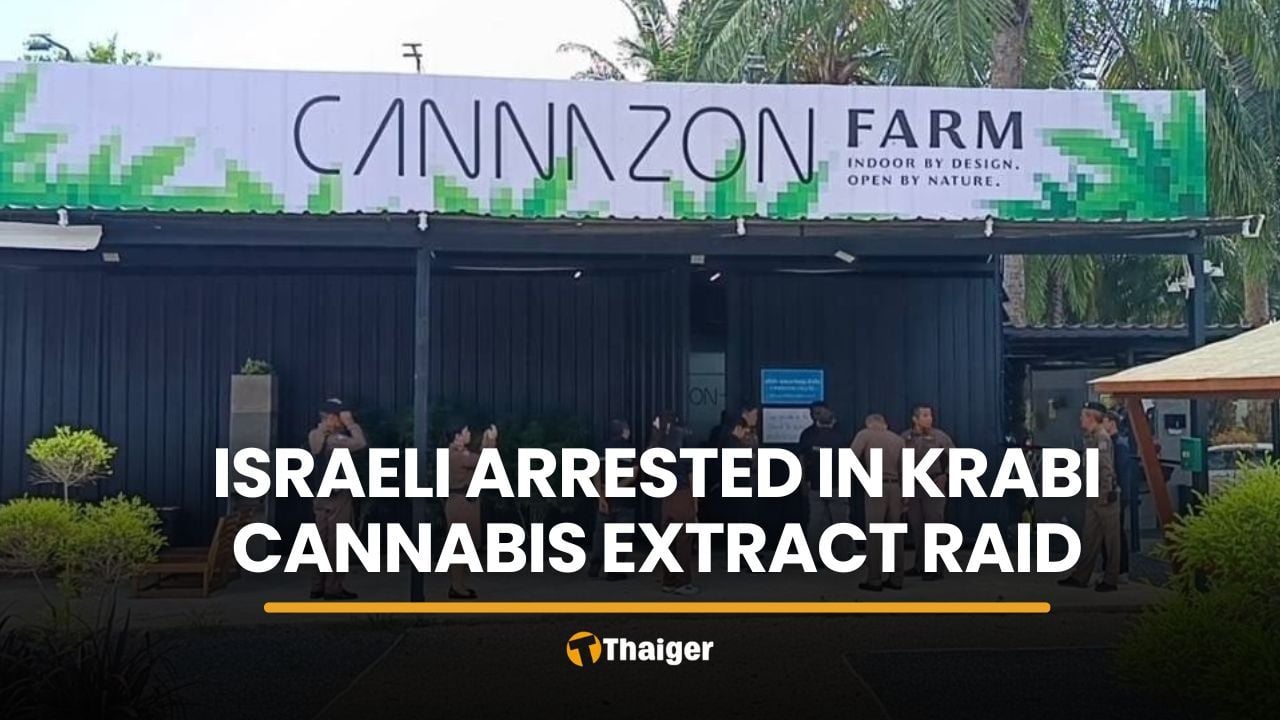 Israeli man arrested in Krabi cannabis extract factory raid | Thaiger
