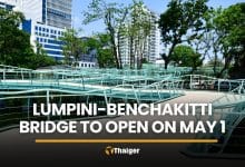 Bridge linking Lumpini and Benchakitti park set to open on May 1 | Thaiger