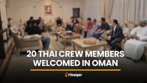 Muscat embassy welcomes 20 Thai crew members after rescue | Thaiger