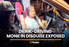 Surin checkpoint stop exposes drink-driving monk in disguise | Thaiger