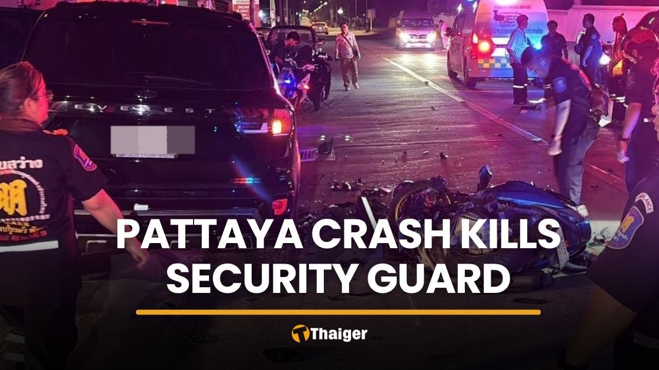 Security guard killed in Pattaya crash with Japanese driver | Thaiger