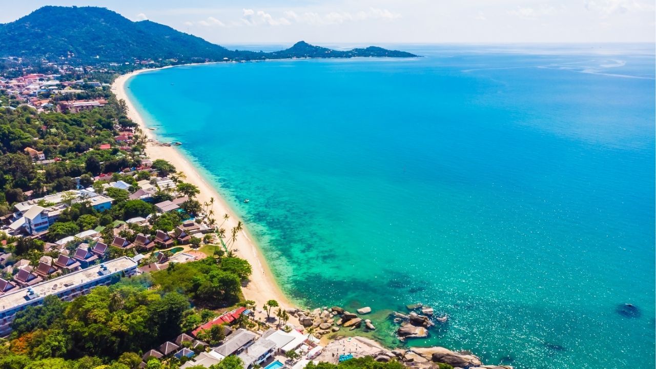 A scenic view of Koh Samui, a popular destination for Thailand island travel.