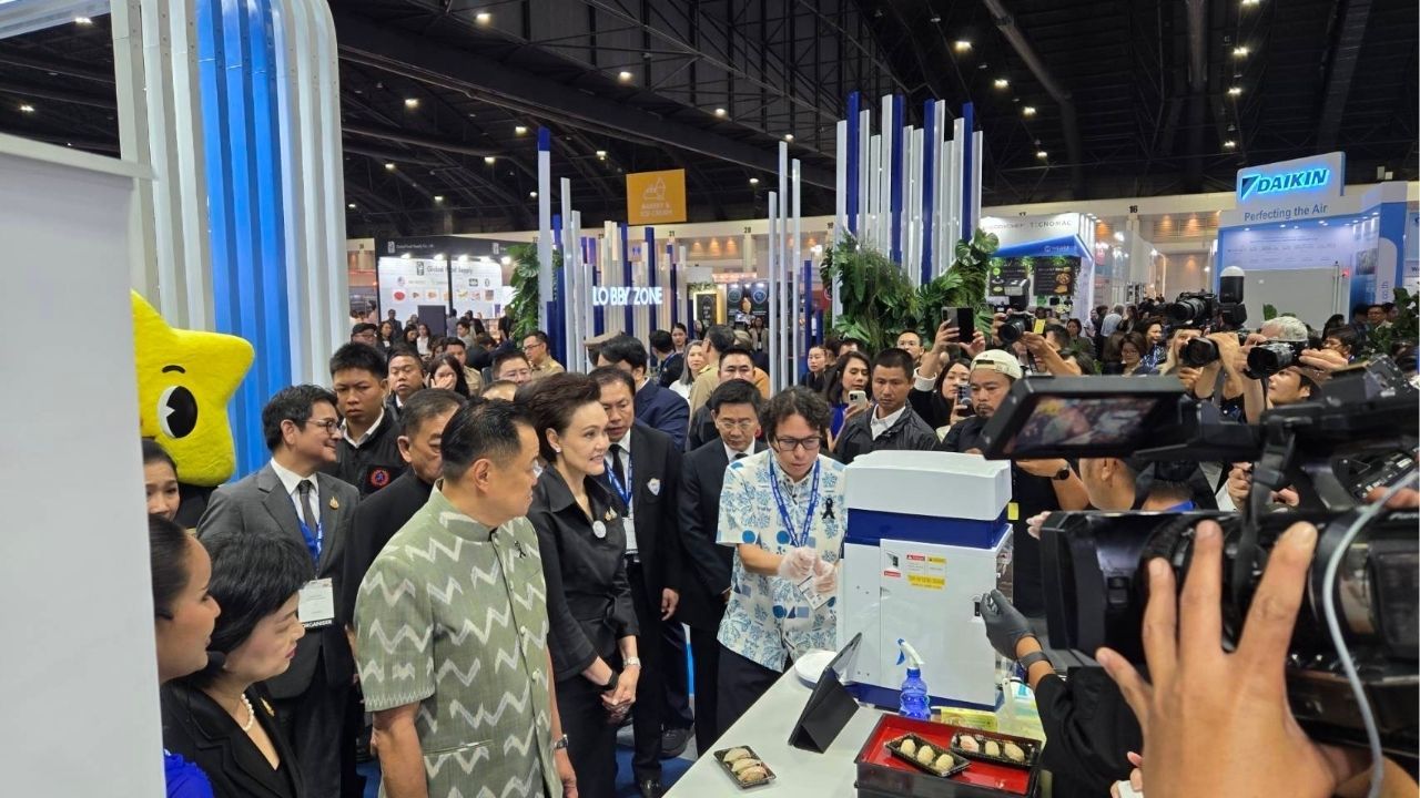 Fujiseiki showcases TSDH shari ball machine at THAIFEX-HOREC ASIA 2026 | Thaiger