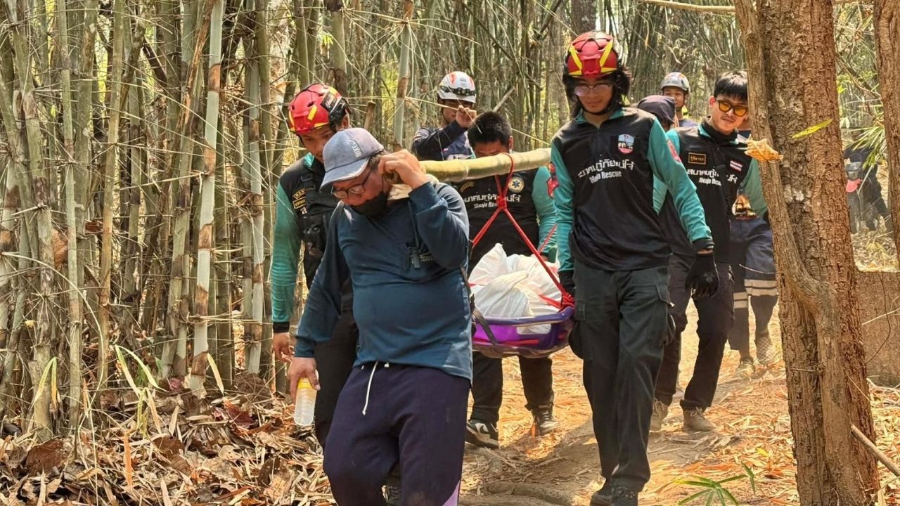 Thai firefighter dies after battling fire in Chiang Mai forest