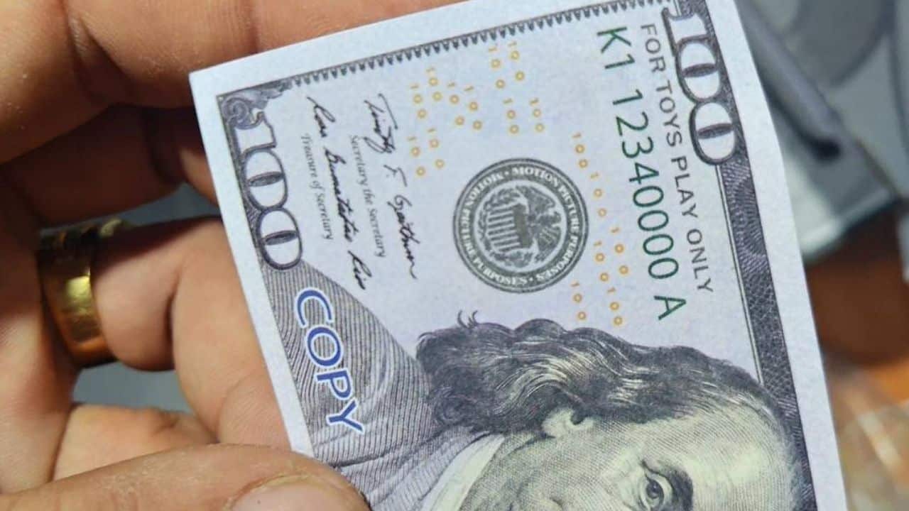 Toy dollar used in Phuket