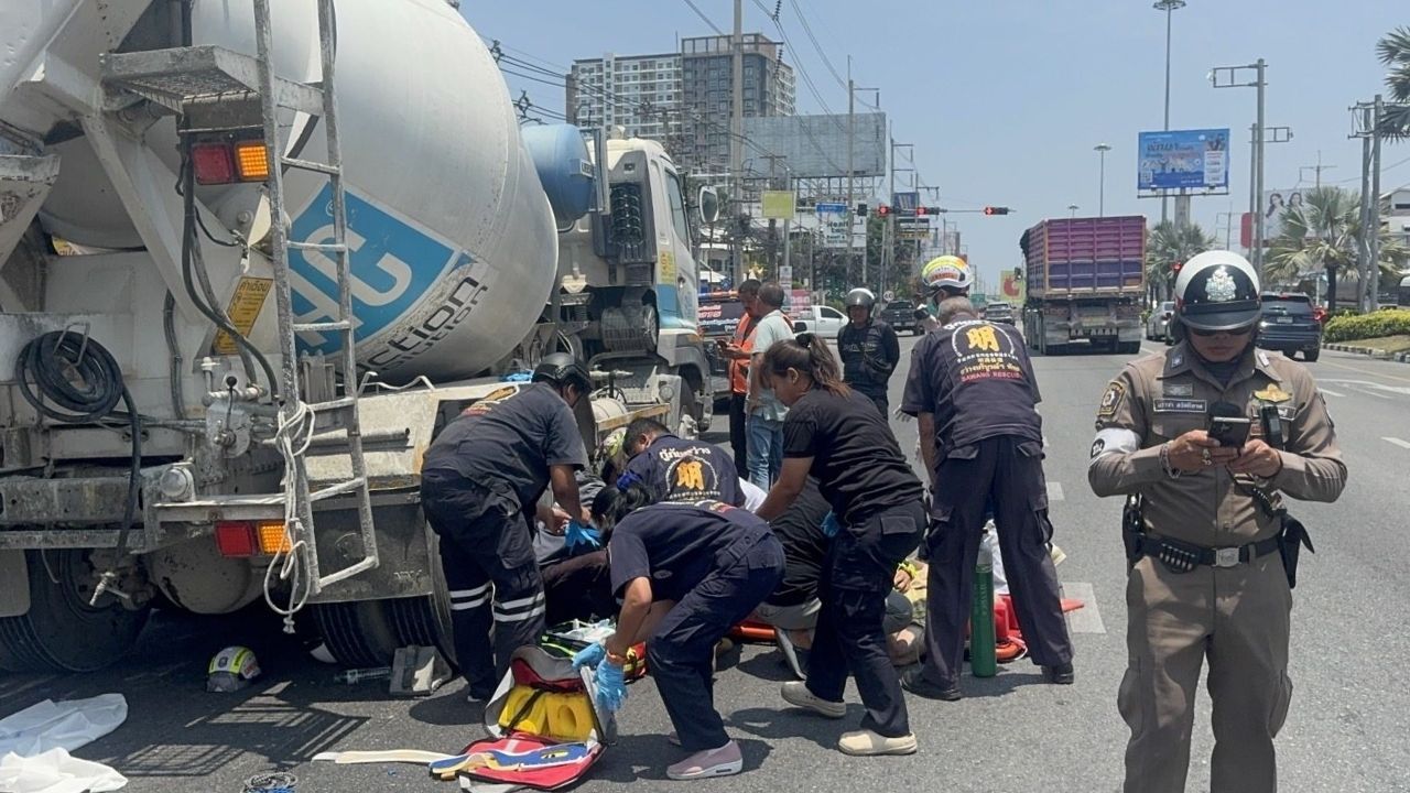 American man dies on Pattaya road