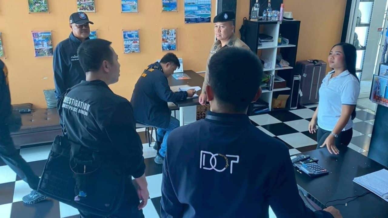 Foreign-owned travel agency raided in Phuket