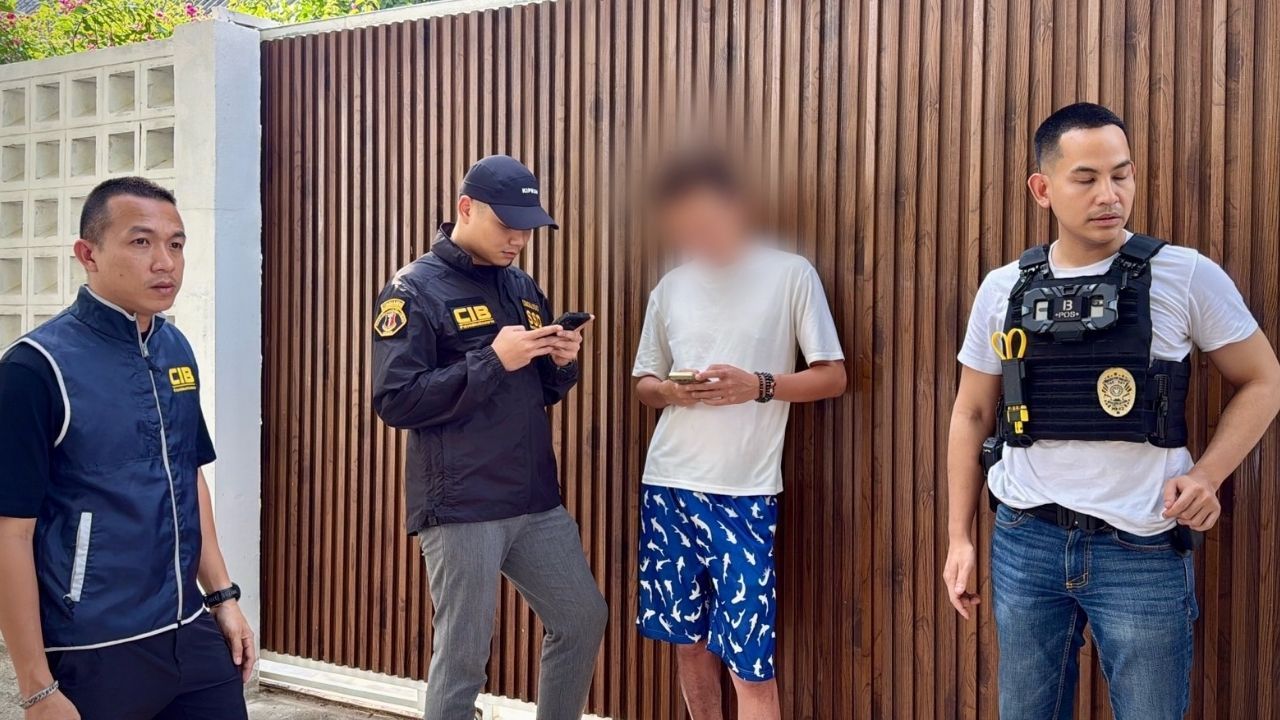 Chinese-born gambling suspect arrested in Pattaya