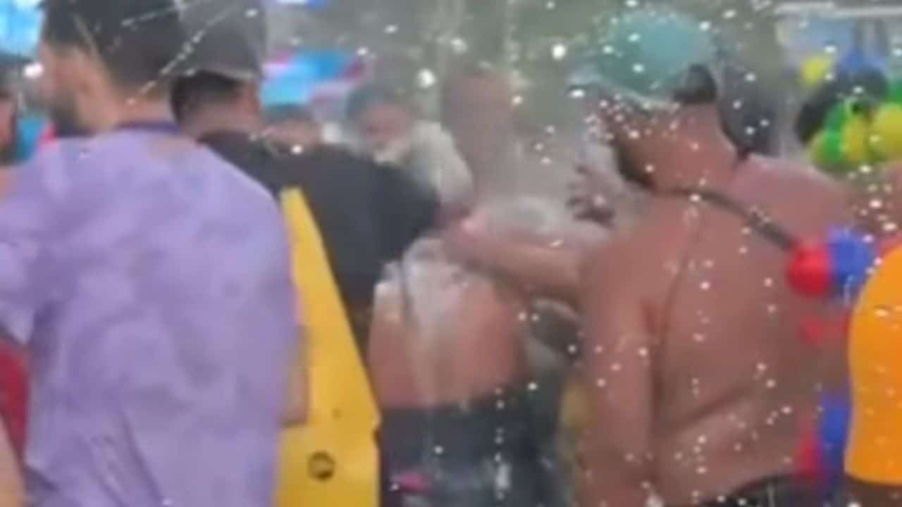 Foreigners with disruptive behaviour during Phuket Songkran