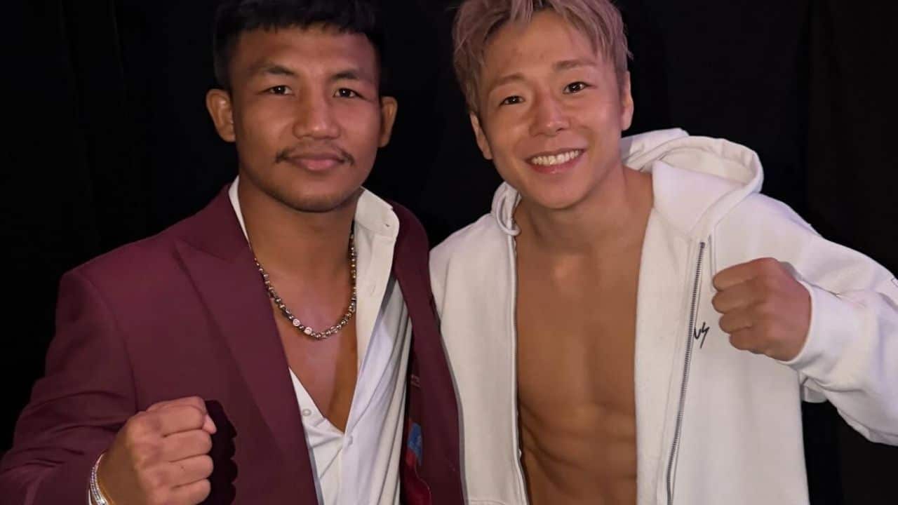 Thai boxing star Rodtang and Takeru