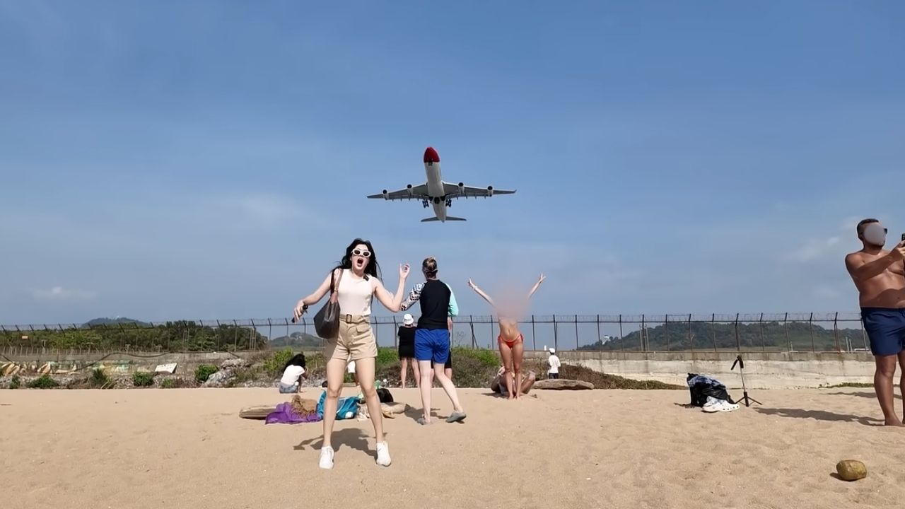 Filming dispute on Mai Khao Beach
