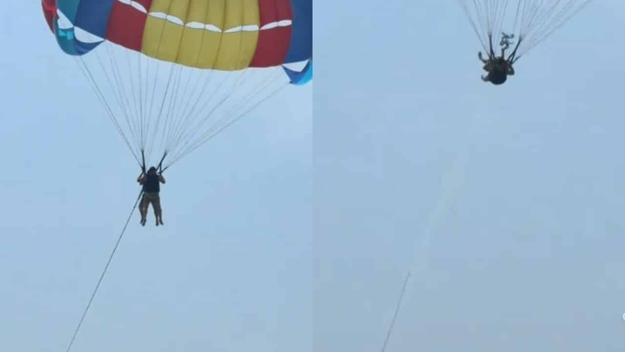 Parasailing accident in Phuket leaves tourist falling into sea